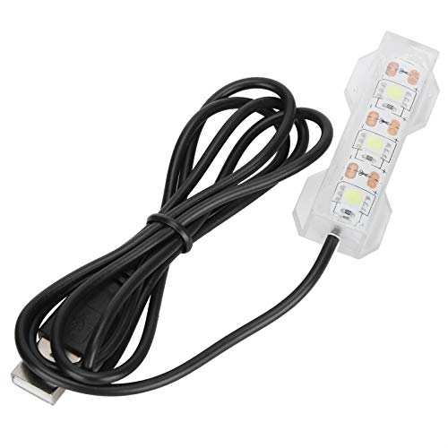 Small Aquarium Light, USB Fish Tank Light Water Plant Light Bar Desktop Mini Decoration LED Lamp for Office Desk Planted Freshwater Saltwater Betta Micro Landscape Daily Lighting Cold White