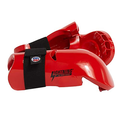 Pro Force Lightning Punches Karate Sparring Gloves - Red - Large