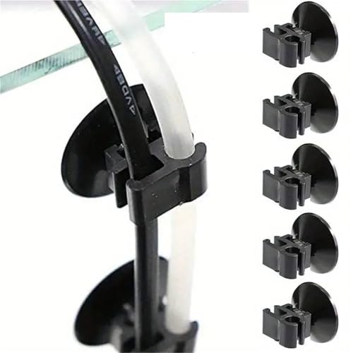 20Pcs Aquarium Accessories Aquarium Suction Cup Clip Fish Tank Oxygen Tube Hose Pump Power Cord Buckle Wire Finisher Suction Cups