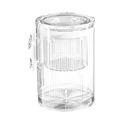 Breeder Box for Fish Tank – Mini Aquarium Isolation Container, Clear Acrylic Hatchery with Suction Mount, Acclimation and Observation Tool | Ideal Breeding Fry, Small Fish, Shrimp, Betta, Tropical