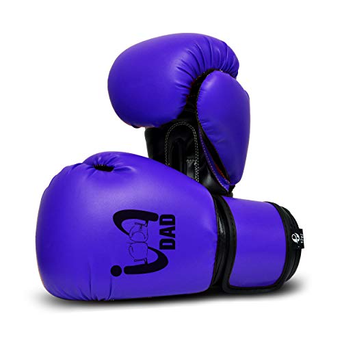 Ultimate - I Boxing Dad - Kids Boxing Gloves MMA Boxing Muay Thai Bag Work - color: Blue, size: 4 Oz