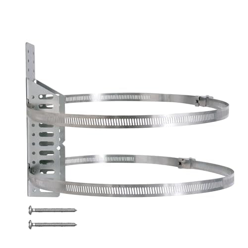 TTFLEX Water Heater Expansion Tank Wall Mounting Bracket 13 inch Diameter Pole Holder Brackets