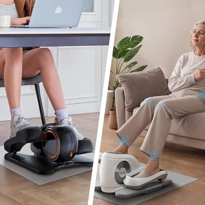 Non-Slip Mat for Under Desk Elliptical and Portable Floor Bike, Elliptical Mats for Seniors Home Sports Mats and Mini Elliptical Exercise Bikes, Ellipse Machine Mat