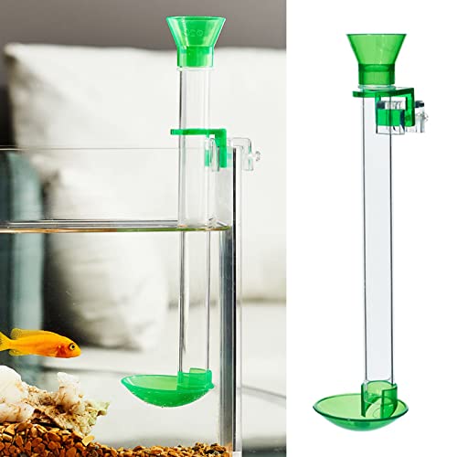 Fish Shrimp Feeder Clear Acrylic Shrimp Feeding Tube with Dish Clip to Aquarium Feeders for Fish 6 Size - size: 40CM