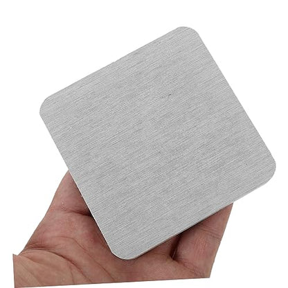 Mikinona 4pcs Diatomite Absorbent Pads for Quick Drying Multi-purpose Cup Soap Holders Bathroom Countertop Mats Grey for Home Hotel and Restaurant Use