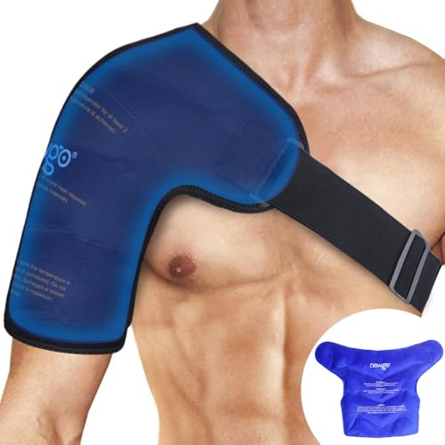 NEWGO Shoulder Ice Pack, FSA Eligible, Darck Blue, XL - style: Extra Large-Dark Blue