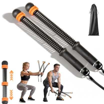 Black Cordless Battle Ropes, Adjustable Weight for Men & Women