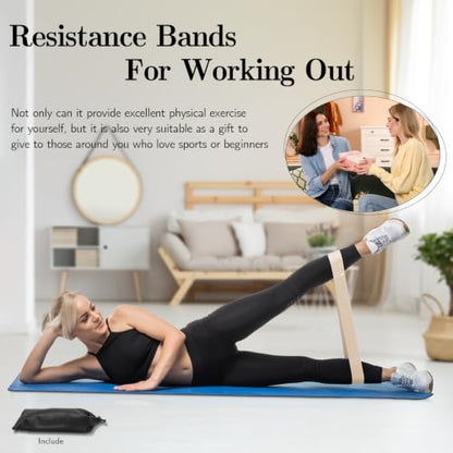 Resistance Bands for Working Out, 5 Levels Elastic Exercise Bands - color: Brown