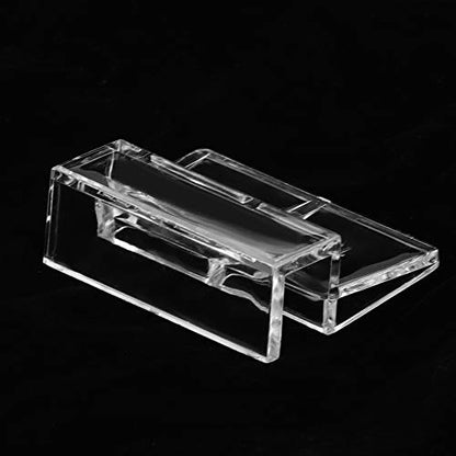 20Pcs Aquarium Glass Cover Holder Clip, Clear Acrylic Support Holder, Aquarium Lid Clips Clamps, High transparency Aquarium (12mm)