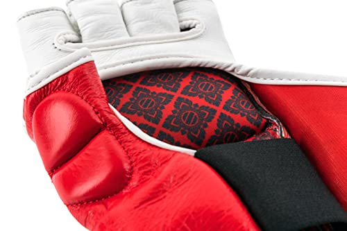 UFC True Thai MMA Grappling Gloves - color: White, size: Large