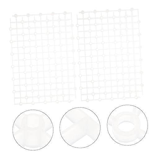 Toddmomy 2pcs Transparent Plate Tank Divider for Aquariums Easy Installation Gravel Strong Bearing Capacity Aquarium Supply for Fish Tank Landscaping
