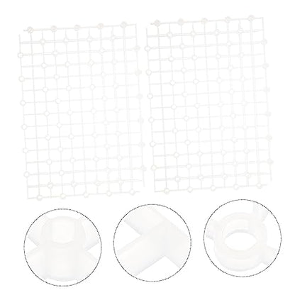 Toddmomy 2pcs Transparent Plate Tank Divider for Aquariums Easy Installation Gravel Strong Bearing Capacity Aquarium Supply for Fish Tank Landscaping