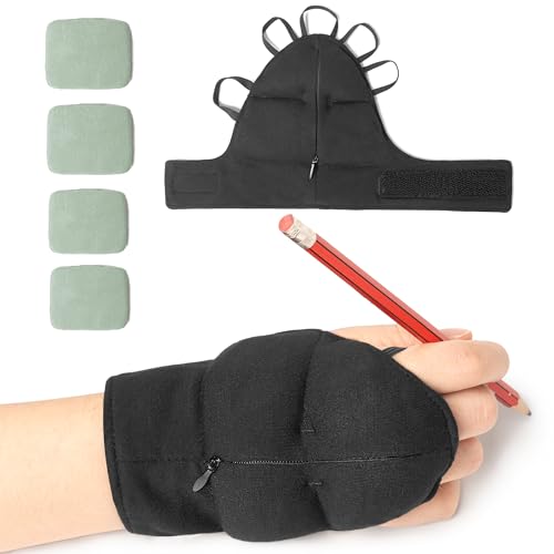 Weighted Gloves for Tremors, Wrist Weights for Hand Tremors and Parkinsons Patients, Steady Hand Adjustable Weighted Gloves (Patent Pending) - size: Medium, Right Hand