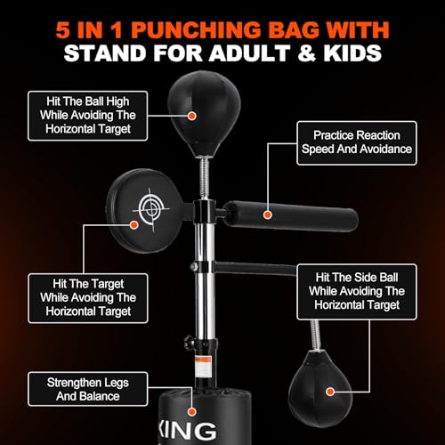 Hipicute Punching Bag with Stand