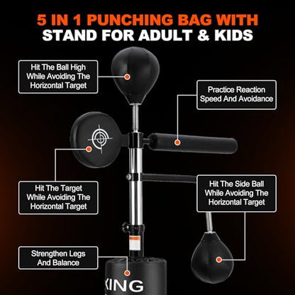 Hipicute Punching Bag with Stand