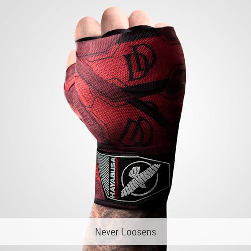Hayabusa Marvel Hero Elite Mexican Style Boxing Hand Wraps for Men & Women - color: Daredevil