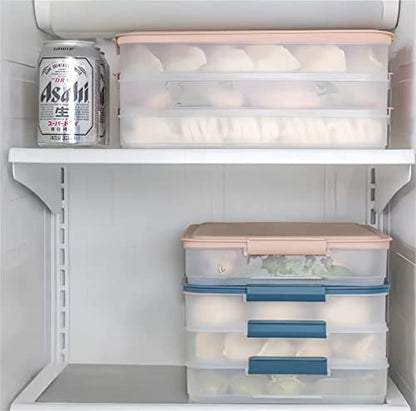 2 Layer Plastic Bacon Box, Deli Meat Saver Cold Cuts Fridge Keeper, Cheese Food Storage Container with Lid for Refrigerator, Shallow Low Profile Christmas Cookie Holder (White) - color: White