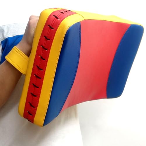 Arc-Shaped Kickboxing Kick Pad Xmas Leather Sponge Training Tool