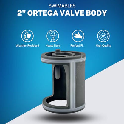 Ortega Valve Body Only Compatible with 073484 | 2 Inch Ortega Body Replacement | Made with Heavy Duty Sealing Material Every Time - style: 2" Body Only