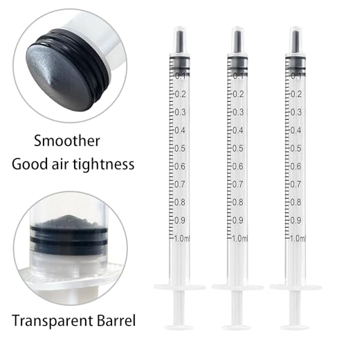 1cc Syringe Without Needle， 1 Ml Syringe Without Needle， 1ml Oral Syringe，（ 30Pack ） for Scientific Labs, Individually Wrapped - size: 1ml, style: 30