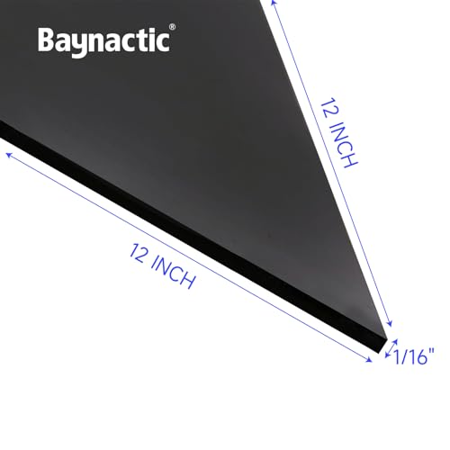 Neoprene Rubber Sheet 12" x12' – 1/16" Thick, Oil & Water Resistant Gasket Material for Seals, Pads, Floor Protection