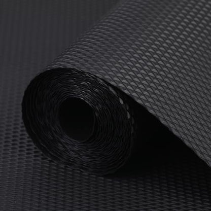 Shelf Liner 30 Inches Wide, Kitchen Cabinet Liner, Drawers Liner Non-Slip | Thickened Non Adhesive Black Liner 30 Inches x 20 FT, Washable Oil-Proof for Shelves, Refrigerator, Storage, Desks