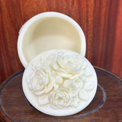 Jewelry Storage Tank Flower Jewelry Box Necklace Ring Storage Jar Jewelry Display Box Home Decor Ornaments Storage Container