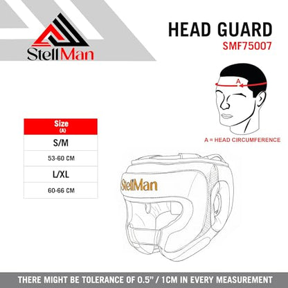 Boxing Headgear for MMA Training, Adjustable Padded Protective Helmet – Muay Thai, Kickboxing, Karate, Taekwondo & Martial Arts Sparring