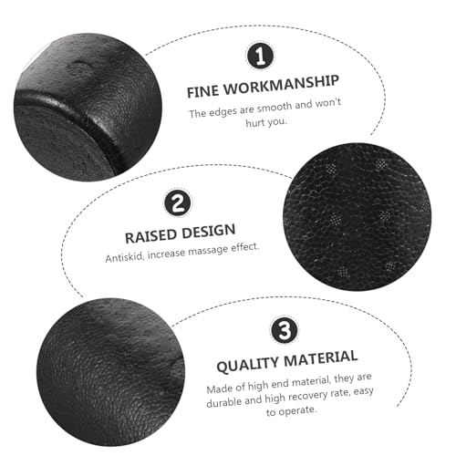 Yoga Massage Roller for Neck and Leg, Epp Black Foam Roller