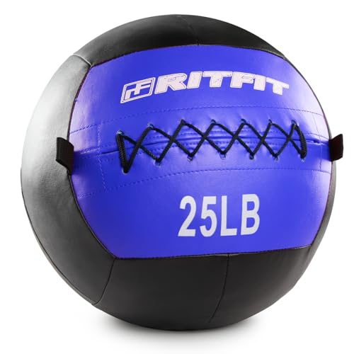 RitFit Soft Medicine Ball for Strength and Conditioning Workouts - size: 25lb