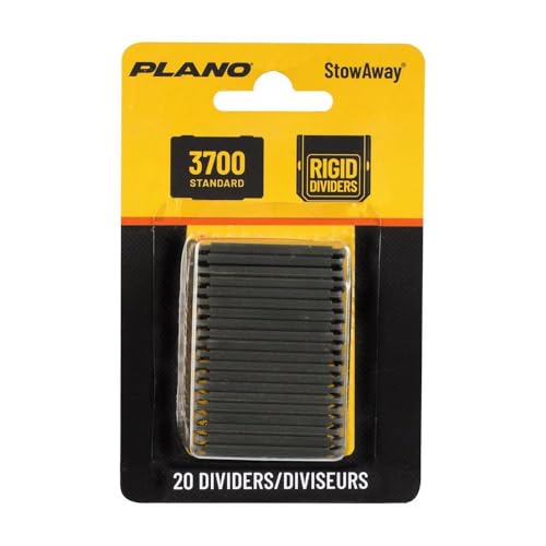 Plano Stowaway 3700 Tackle Box Divider Pack, 20-Pack Replacement, Adjustable Compartments for Custom Bait, Lure and Gear Storage - size: 3700 Divider Pack, style: New Model
