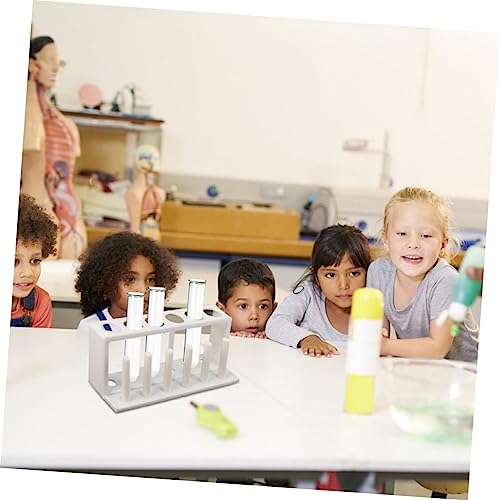 Plastic Test Tube Holder Rack Laboratory Organizer for Water Quality Testing Design for Stability for School Science Experiments
