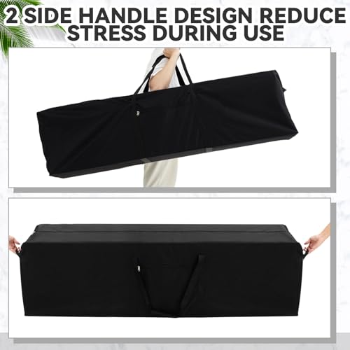 65 x 16 x 16 Inch, 257 L Extra Large Duffle Bag Camping Tent Storage Bag Heavy Duty Waterproof Sports Equipment Carrying Case for Tent Pole Travel Canopy Hammock Tripod Fishing Outdoor Moving