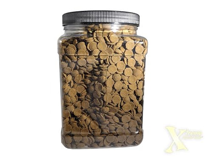Xtreme Scrapers Wafers - Premium 14mm Fast-Sinking Fish Food – Nutrient & Cellulose Rich Ideal for Nocturnal Feeders, Catfish, Plecostomus Species, and Loaches – USA Farm Grown (35oz) - size: 2.19 Pound (Pack of 1)
