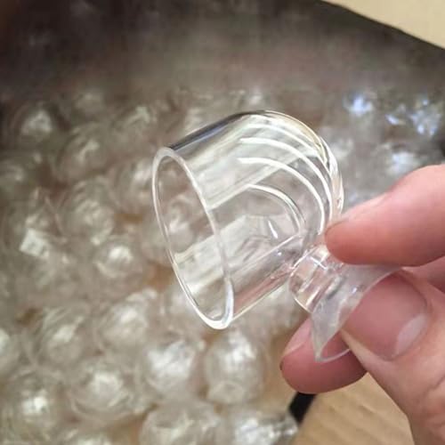 10 Pcs Aquarium Plant Holder, Clear Fish Tank Plant Holder for Aquascape Decoration, Red Worm Feeder, Aquarium Planter Pot with Suction Cup, Betta Fish Tank Accessories Aquariums Decor