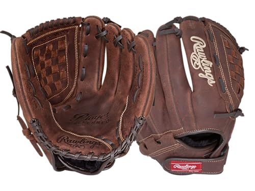 Rawlings | Player Preferred Baseball Glove | Baseball & Slowpitch Softball - color: Basket Web | Brown, size: 12" | Infield