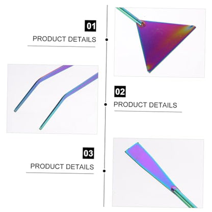 Yardwe 3pcs Aquarium Maintenance Tools Set Stainless Steel Tweezers Spatula for Small Fish Tank