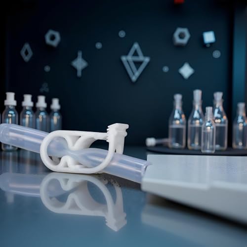 10Pcs Plastic Tubing Clamps 1/4" - 1/2" Adjustable Tube Clamp Laboratory Pinch Valve Flow Control Hose Clamp for Beer Bottle and Infusion Bottle，Lab Instruments and Equipment White