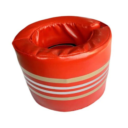 Boxing Strike Pads Equipment PU Leather Training Gear Professional Kicking Striking Pad Kick Shield for Martial Arts - color: Red