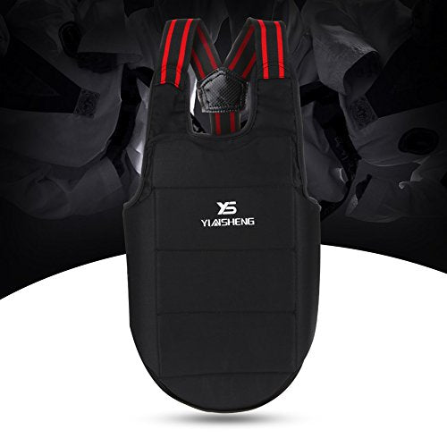 Chest Protector,Lightweight High-Impact Protection Sparring Gear Double-Sided Design for Martial Artists Taekwondo MMA Kickboxing Competition Training
