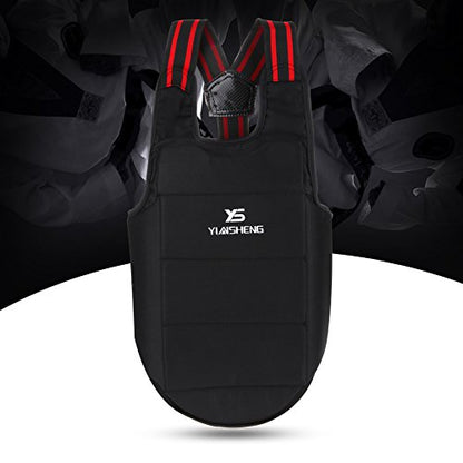 Chest Protector,Lightweight High-Impact Protection Sparring Gear Double-Sided Design for Martial Artists Taekwondo MMA Kickboxing Competition Training