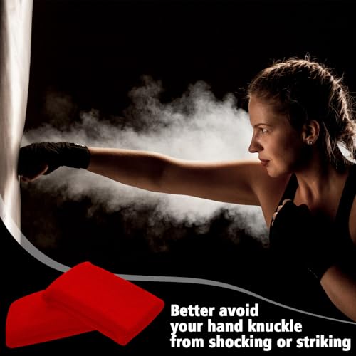 Sunnyray 4 Pairs Knuckle Guards for Boxing Gel Under Wraps - color: Red Blue