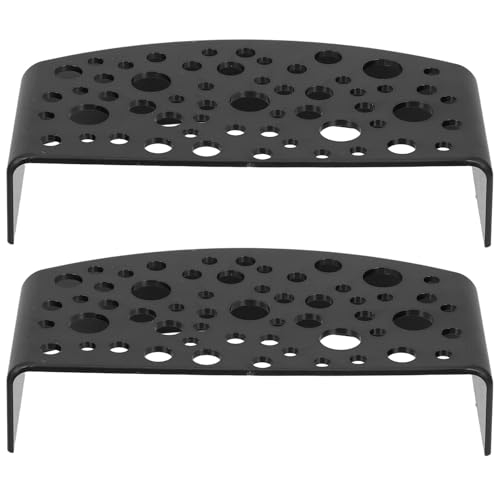 VICASKY 2pcs Shrimp Hideout Cave Aquarium Decor Black Spawning Tube Fish Hiding House Breeding Shelter Freshwater Shrimp Tank Accessories for Fish Tank