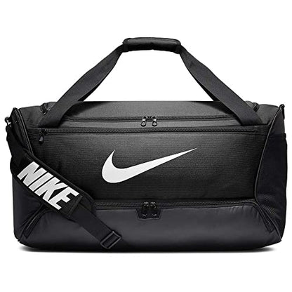 Nike Brasilia Training Medium Duffle Bag - color: Black/Black/White