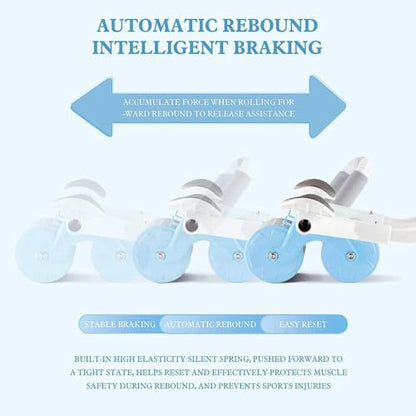 2026 Upgraded Ab Roller Wheel with Elbow Support - color: Blue