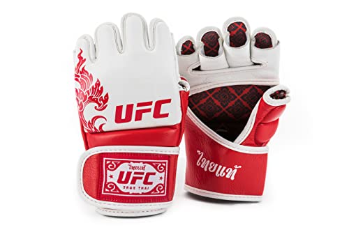 UFC True Thai MMA Grappling Gloves - color: White, size: Large