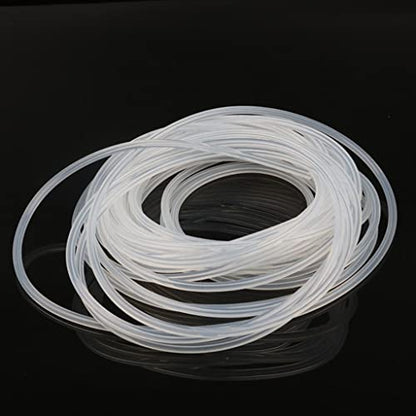 5m Silicone Capillary Tube, 0.5mm 0.8mm 1mm 2mm Food Grade Hose Silicone Rubber Tube, 10m Long Thin Tube Protection Sleeve, 1pcs (Color : 0.5 x 1mm)