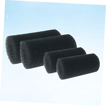 Levemolo 4pcs Fish Tank Filter Sleeve Pre-Filter Sponges Inlet Covers for Large Aquariums Easy to Use Safeguard for Fish