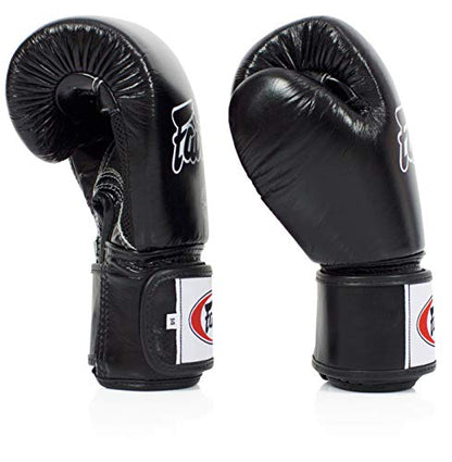 Fairtex BGV1BR Boxing Gloves & Deodorizer Set | Breathable, Shock Absorbent Muay Thai Gloves with Odor Neutralizing Inserts | Perfect for Boxing, Kickboxing, MMA, & Fitness