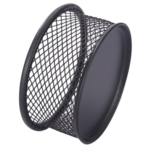 Alipis Mesh Paperclip Storage Container Lid Office Desk Organizer for Iron Paper Clips 1-Piece Multi-Purpose Holder for School and Office Supplies